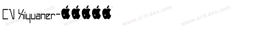 CN Xiyuaner字体转换
